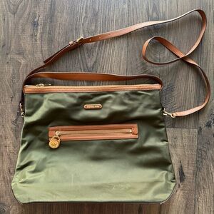 Michael Kors Olive Green Crossbody Bag